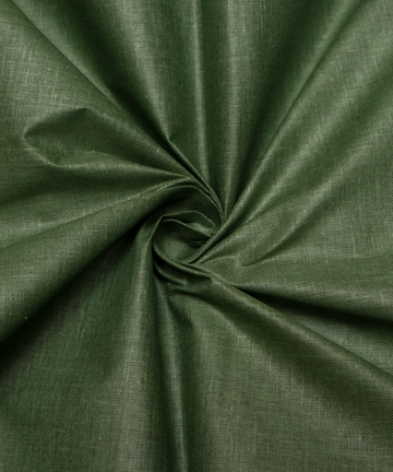 Forest Green Colour Plain Cotton Lining Fabric